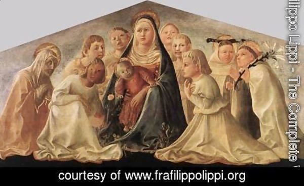 Fra Filippo Lippi - Madonna of Humility (Trivulzio Madonna)