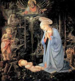 Fra Filippo Lippi - Adoration of the Child