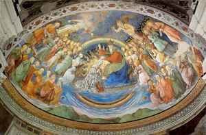 Fra Filippo Lippi - Stories from the Life of the Virgin Coronation of the Virgin