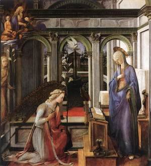 Fra Filippo Lippi - Annunciation c. 1443