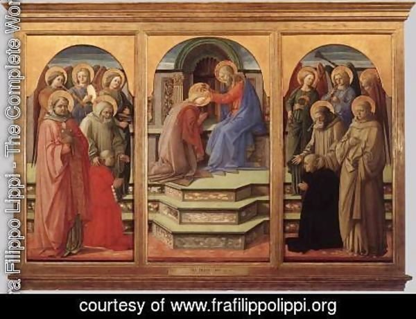 Fra Filippo Lippi - Coronation of the Virgin 1441-45