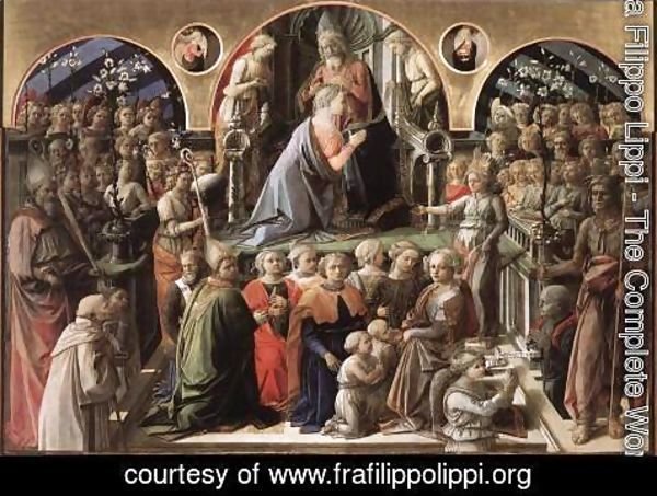 Fra Filippo Lippi - Coronation of the Virgin 1441-47