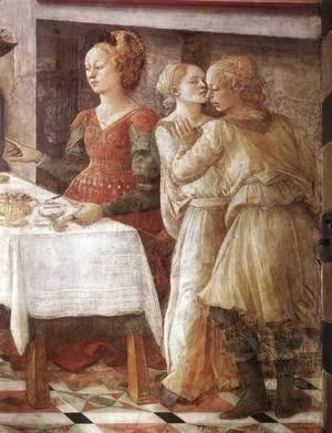Herod's Banquet (detail-3) 1452-65