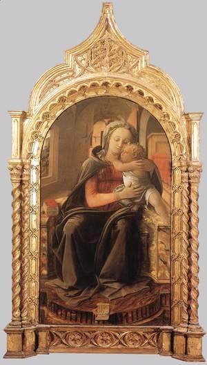 Fra Filippo Lippi - Madonna with Child (Tarquinia Madonna) 1437
