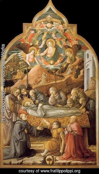 Fra Filippo Lippi - Funeral of St Jerome