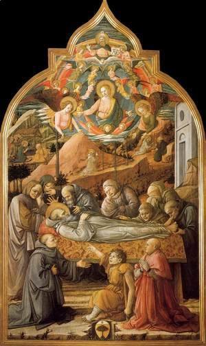 Fra Filippo Lippi - Funeral of St Jerome