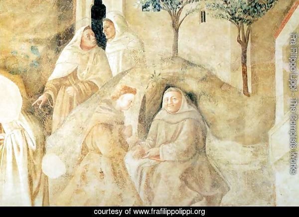 Scenes of Carmelite History, detail