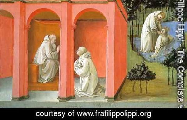 Fra Filippo Lippi - Saint Benedict Orders Saint Maurus to the Rescue of Saint Placidius