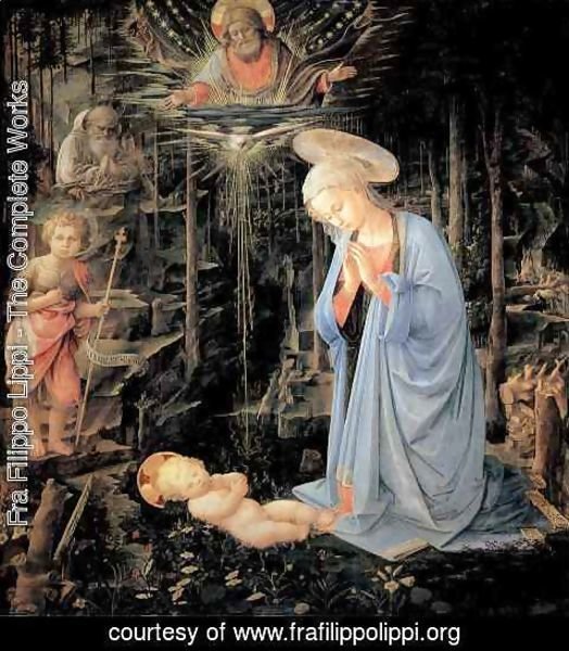 Fra Filippo Lippi - Adoration of the Child