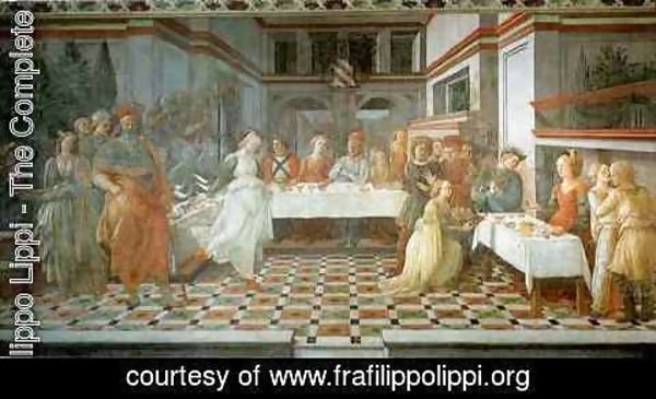 Fra Filippo Lippi - Stories from the Life of St John the Baptist Beheading of St John the Baptist