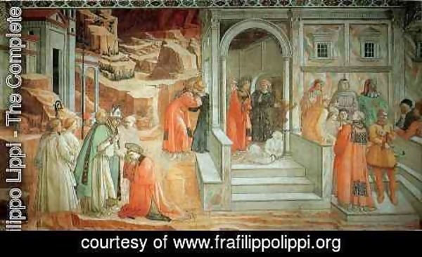 Fra Filippo Lippi - Stories from the Life of St Stephen Mission of St Stephen