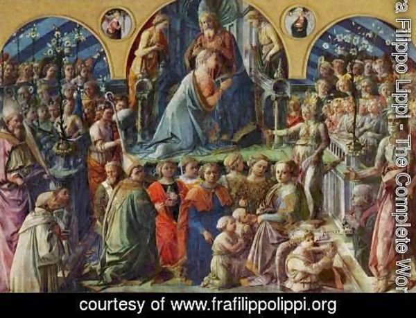 Fra Filippo Lippi - Crowning Mary