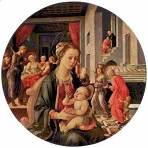 Fra Filippo Lippi - Virgin and Child, Tondo