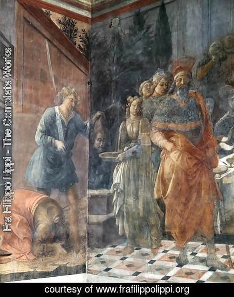 Fra Filippo Lippi - The Beheading of John the Baptis