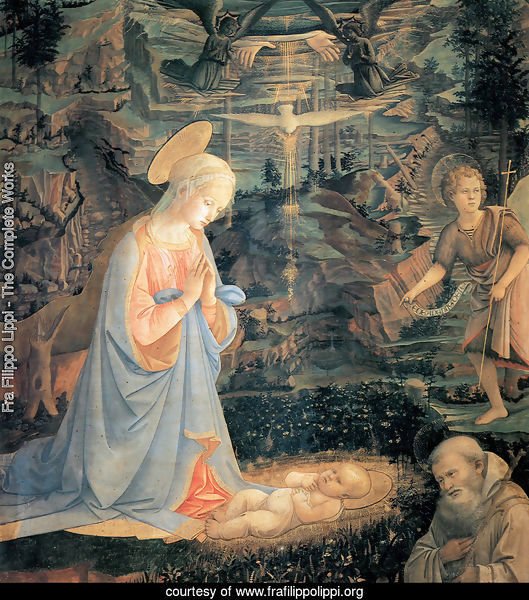 Adoration of the Child with Saints c. 1463