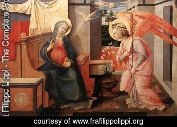 Fra Filippo Lippi - Annunciation 1445-50