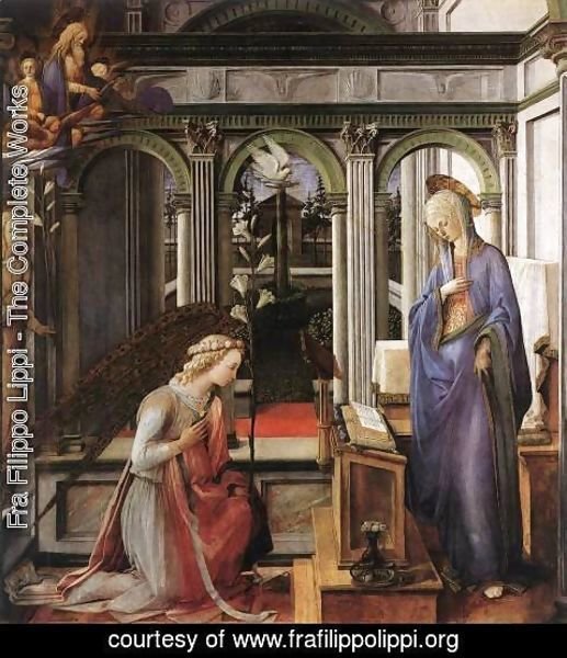 Fra Filippo Lippi - Annunciation c. 1443