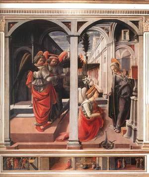 Fra Filippo Lippi - Annunciation c. 1445