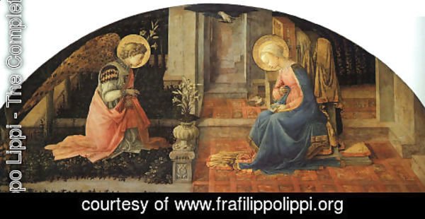 Fra Filippo Lippi - Annunciation  1448-50