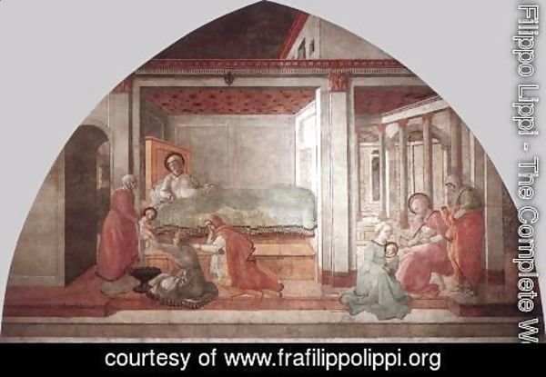 Fra Filippo Lippi - Birth and Naming St John 1452-65