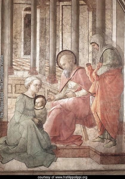 Birth and Naming St John (detail) 1452-65