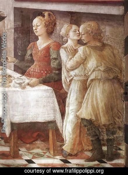 Fra Filippo Lippi - Disputation in the Synagogue (detail-3) 1452-65