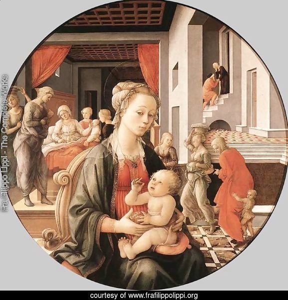 Madonna & Child with Stories from the Life of St. Anne