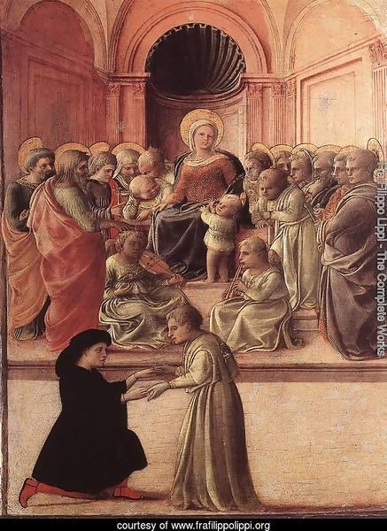 Madonna and Child with Saints and a Worshipper c. 1437