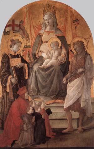 Fra Filippo Lippi - Madonna del Ceppo 1453