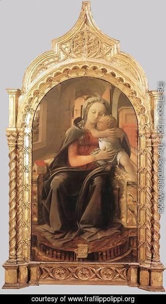 Fra Filippo Lippi - Madonna with Child (Tarquinia Madonna) 1437