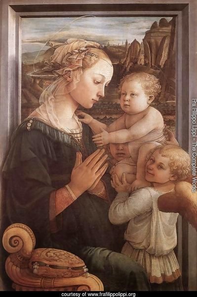 Madonna with the Child and two Angels 1465