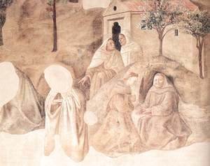 Fra Filippo Lippi - Rules of the Carmelite Order (detail) c. 1432