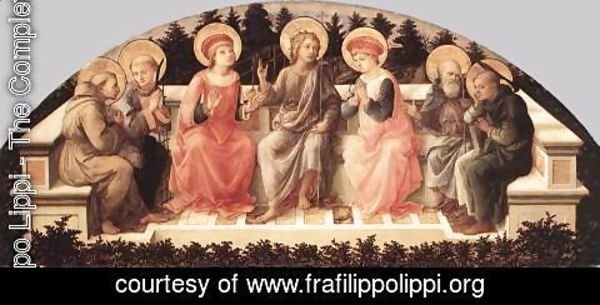 Fra Filippo Lippi - Seven Saint s 1448-50