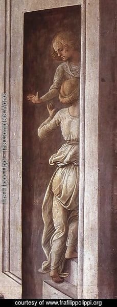The Annunciation with two Kneeling Donors (detail-2) c. 1440