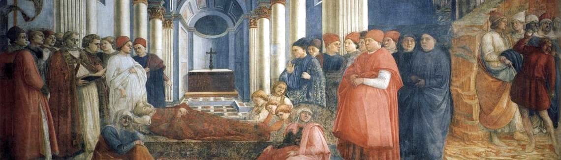 Fra Filippo Lippi - The Saint's Funeral 1460