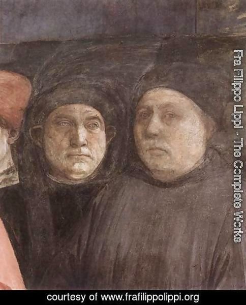 Fra Filippo Lippi - The Saint's Funeral (detail-1) 1460