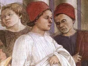Fra Filippo Lippi - The Saint's Funeral (detail-2) 1460